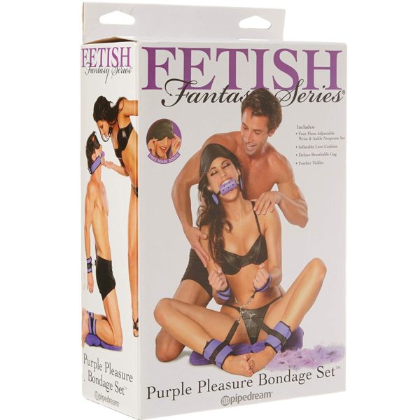 PD3863-12 Fetish Fantasy Series Purple Pleasure Bondage Set