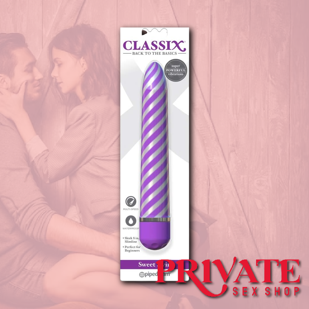 PD1985-12 Classix Vibrador Sweet Swirl - Morado - Imagen 2