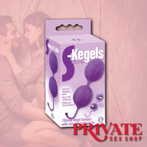 The 9's S Kegels Silicone Kegel Balls-Purple